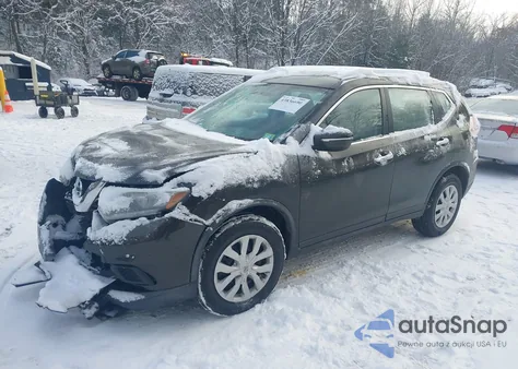 2015 Nissan Rogue S from USA, damaged, VIN KNMAT2MVXFP530876